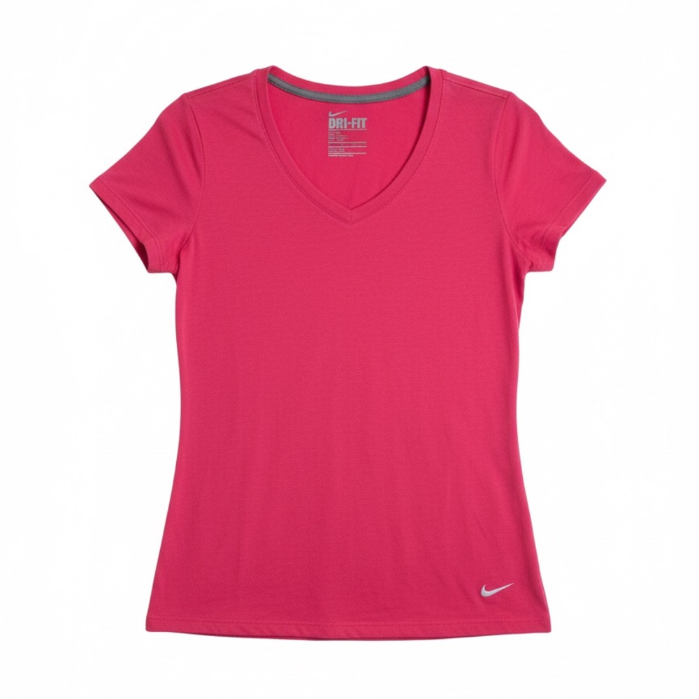 Nike Women's V-Neck Pink Tee